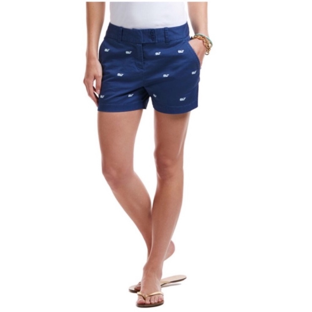 Vineyard Vines Whale Embroidered Dayboat Shorts 4